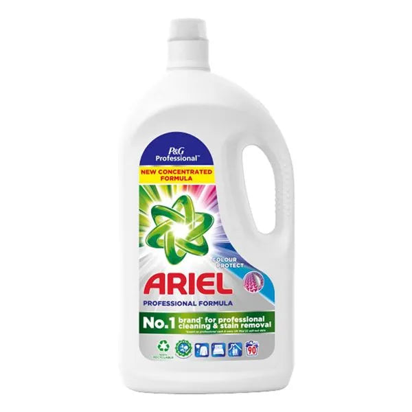Ariel Professional Washing Liquid Laundry Detergent Colour Washes, 4.05l