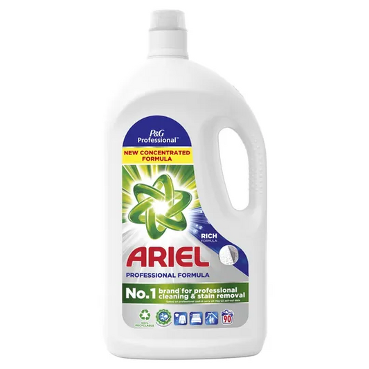 Ariel Professional Washing Liquid Laundry Detergent Regular Washes 4.05l