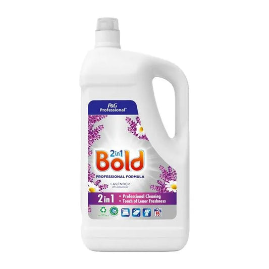 Bold Professional Washing Liquid Laundry Detergent Lavender & Camomile, 90 washes, 4.05L