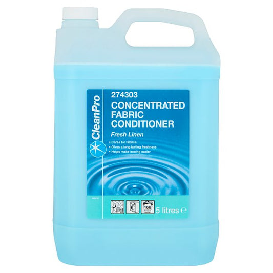 CleanPro Fresh Linen Concentrated Fabric Conditioner 5 Litres