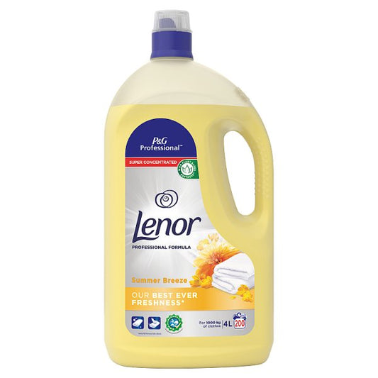 Lenor Professional Fabric Conditioner Summer Breeze 4L 200 Washes
