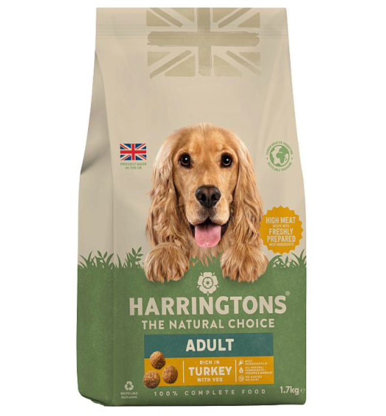Harringtons Adult Rich in Turkey with Veg 1.7kg