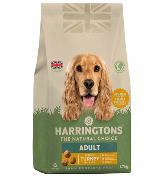 Harringtons Adult Rich in Turkey with Veg 1.7kg