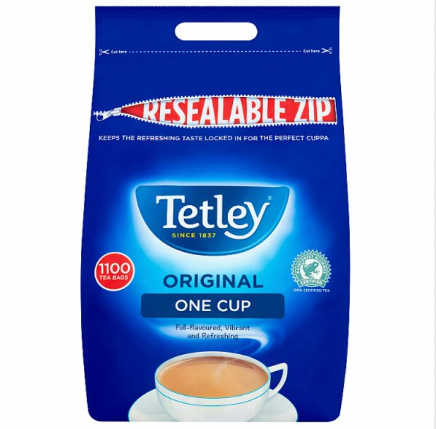 Tetley Tea Bags Original One Cup 1100 2.2kg