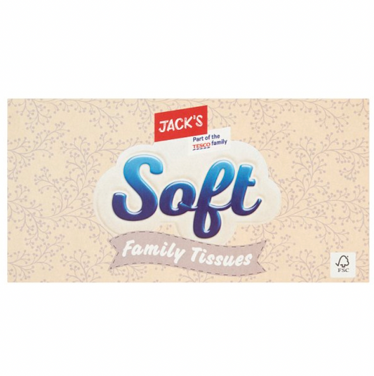 Jack's Soft Family Tissues 90 Sheets