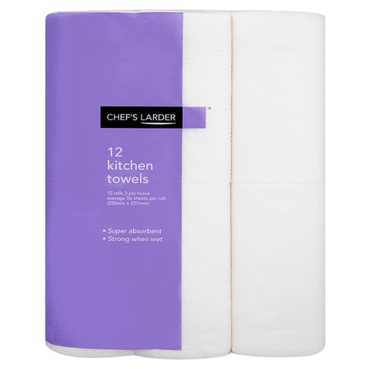 Chef's Larder 12 Kitchen Towels